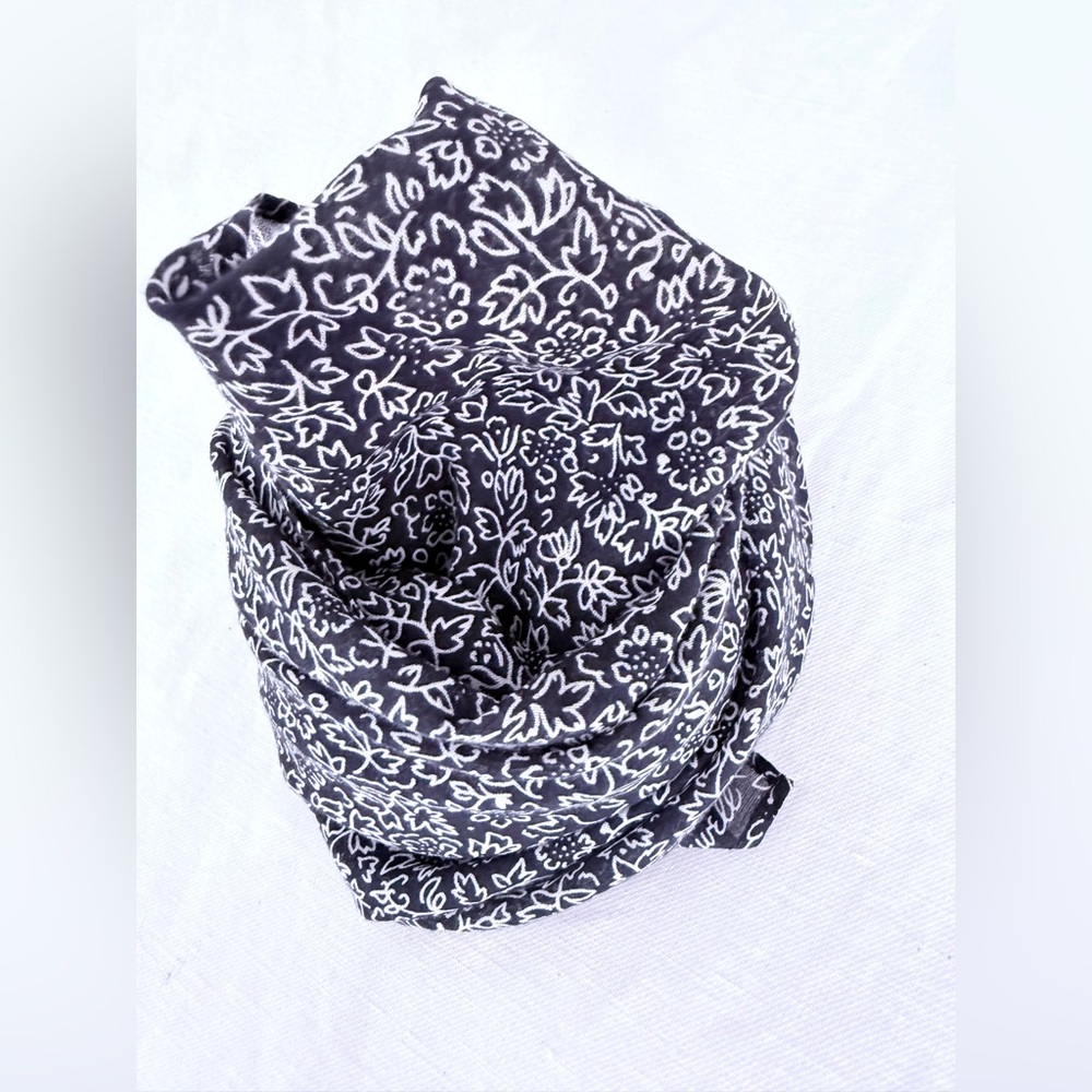 Madewell 100% Cotton Floral Scarf